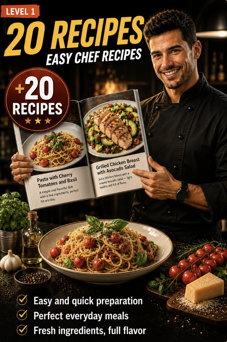 Level 2 – 20 Recipes: Easy Chef Recipes