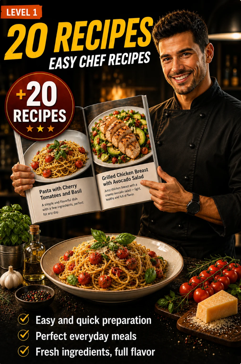 Level 2 – 20 Recipes: Easy Chef Recipes